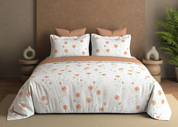 Pure Cotton Super King Size Bedsheets 120 inch X 120 inch with 2 pillow covers 400 Tc Heavy Premium Quality Smooth Bedsheet Shop Online