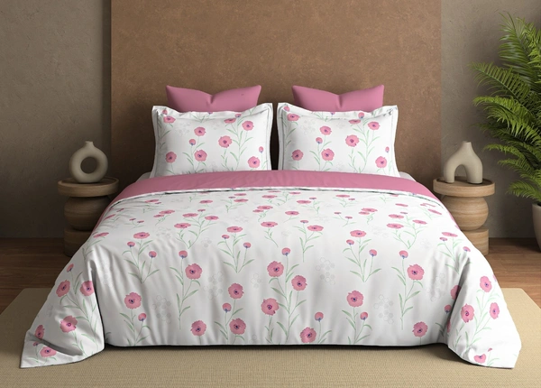 Pure Cotton Super King Size Bedsheets 120 inch X 120 inch with 2 pillow covers 400 Tc Heavy Premium Quality Smooth Bedsheet Shop Online