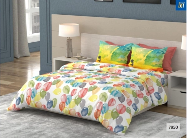 Bombay Dyeing King Size Bedsheet Cotton Bed Sheet 108 X 108 Inch Best Quality Bedsheet With 2 Pillow Covers