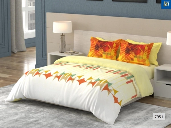 Bombay Dyeing King Size Bedsheet Cotton Bed Sheet 108 X 108 Inch Best Quality Bedsheet With 2 Pillow Covers