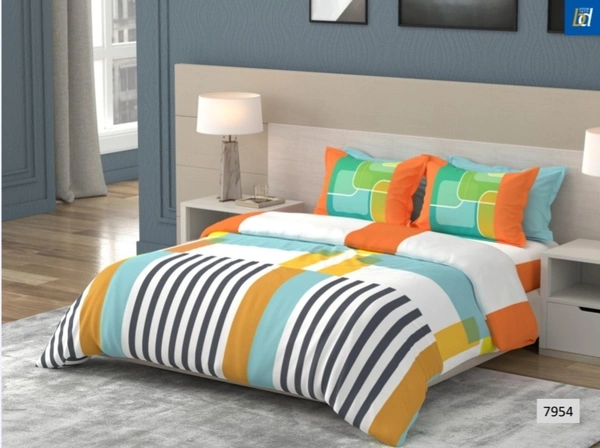 Bombay Dyeing King size Bedsheets - 2.74 M X 2.74 M