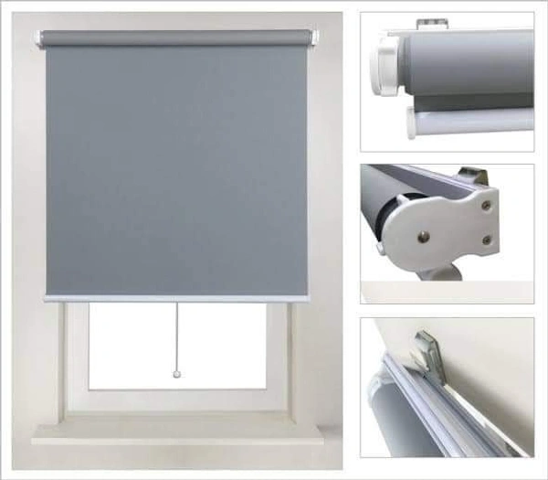 Roller Blinds In Ahmedabad India Window Curtains Shop - Plain Blackout