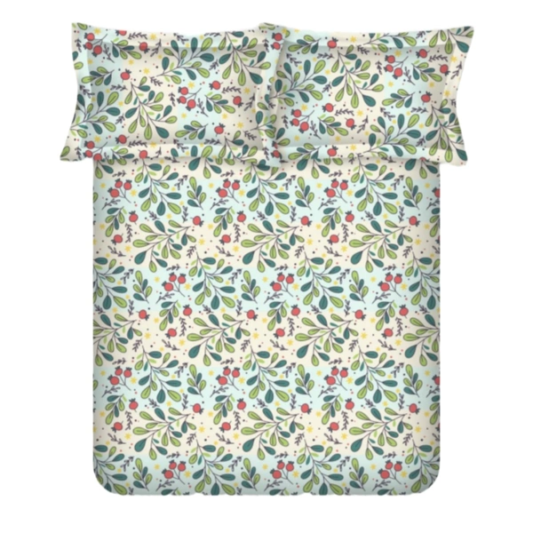 Bombay Dyeing Double bedsheet King Size Cotton Bedsheets - 2.74 M X 2.74 M