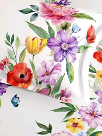 Ddecor King Size Bedsheet Double Bed Sheet - 2.74 M X 2.74 M