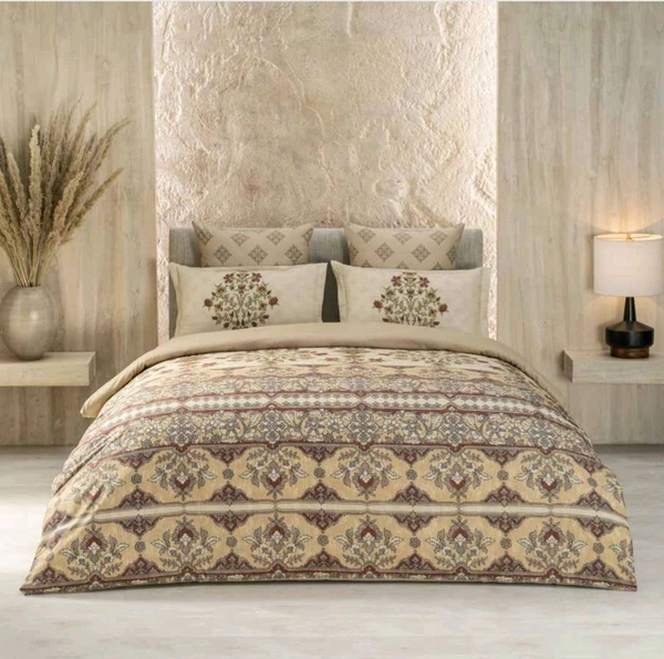 Ddecor King Size Cotton Bedsheets with 4 Pillow covers