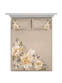 Ddecor King Size Cotton Bedsheets - 2.74 M X 2.74 M