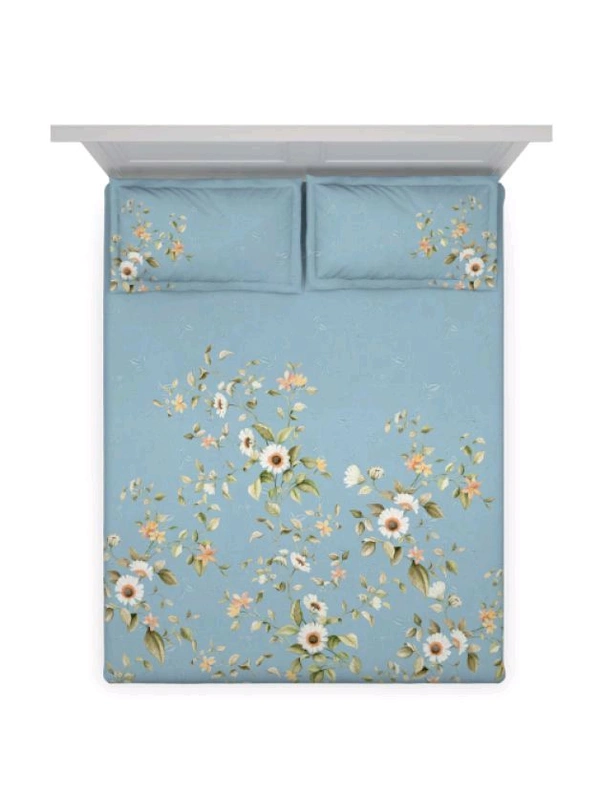 Ddecor King Size Cotton Bedsheets - 2.74 M X 2.74 M