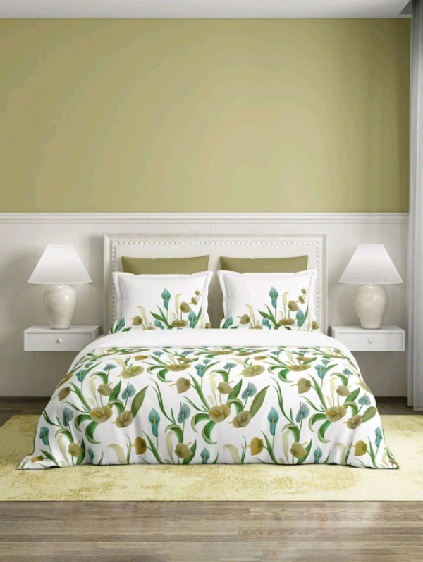 Ddecor King Size Cotton Bedsheets - 2.74 M X 2.74 M