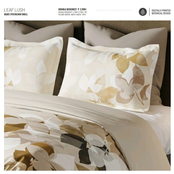 Ddecor King Size Cotton Bedsheets - 2.74 M X 2.74 M