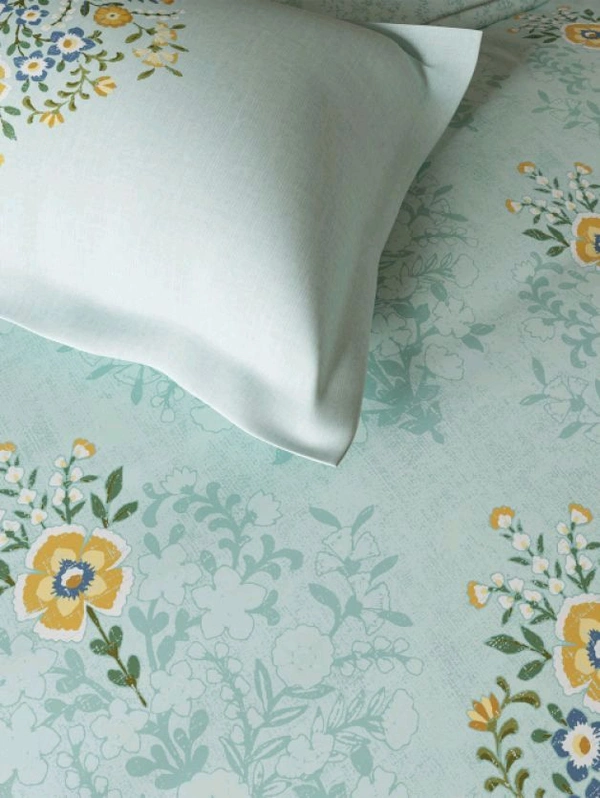 Ddecor King Size Cotton Bedsheets - 2.74 M X 2.74 M