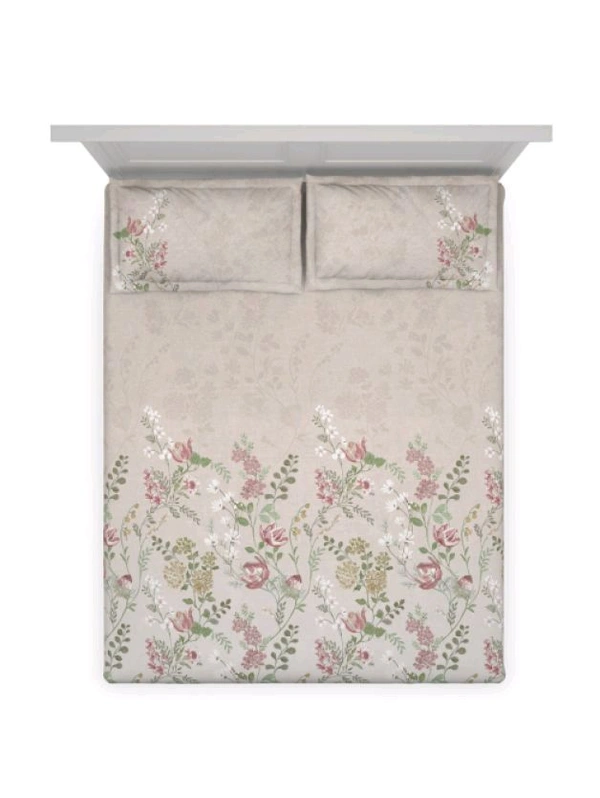 Ddecor King Size Cotton Bedsheets - 2.74 M X 2.74 M