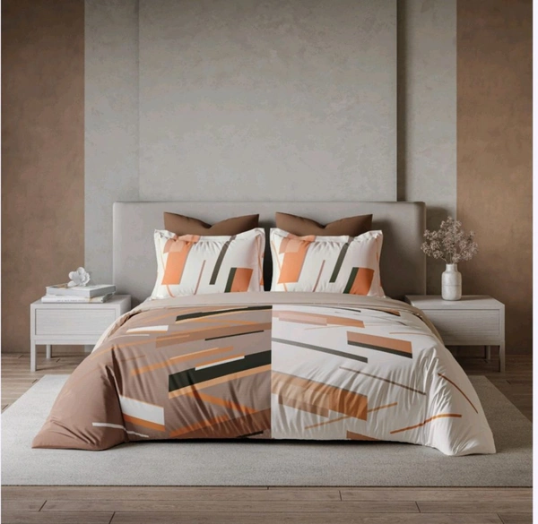 Ddecor Vega Double Bed Cotton Bed sheets Vega Bed sheet - 2.24 M X 2.54 M