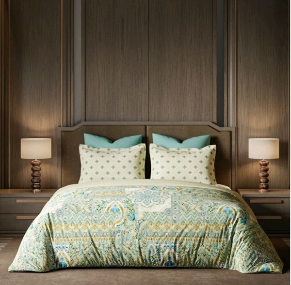 Ddecor King Size Cotton Bedsheets - 2.74 M X 2.74 M