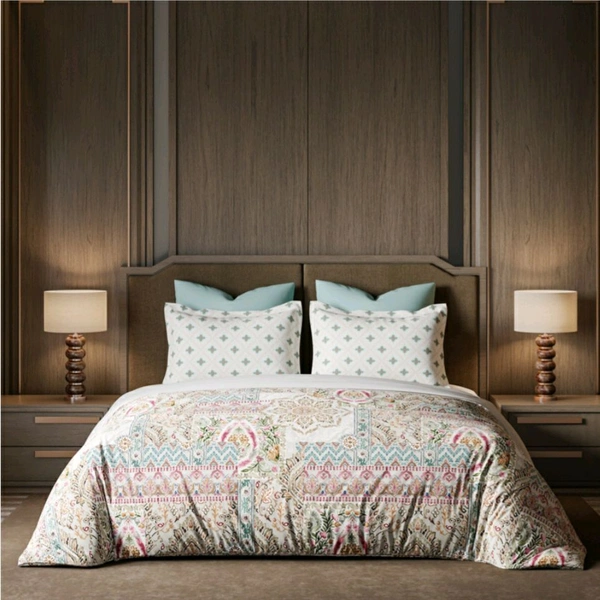 Ddecor King Size Cotton Bedsheets - 2.74 M X 2.74 M