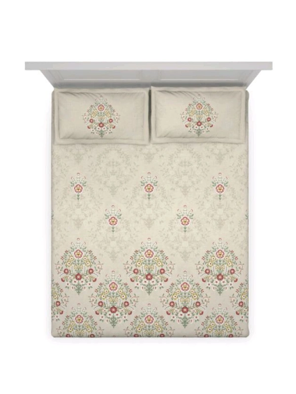 Ddecor King Size Cotton Bedsheets - 2.74 M X 2.74 M