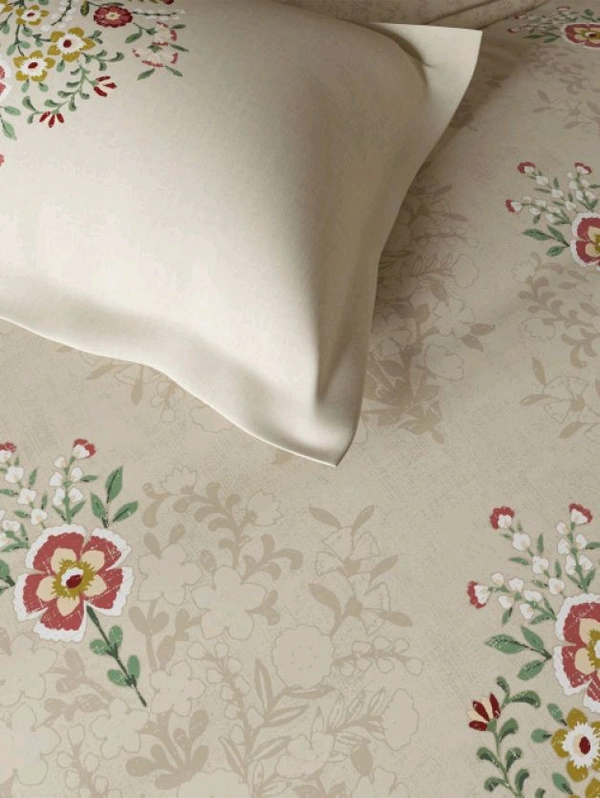 Ddecor King Size Cotton Bedsheets - 2.74 M X 2.74 M