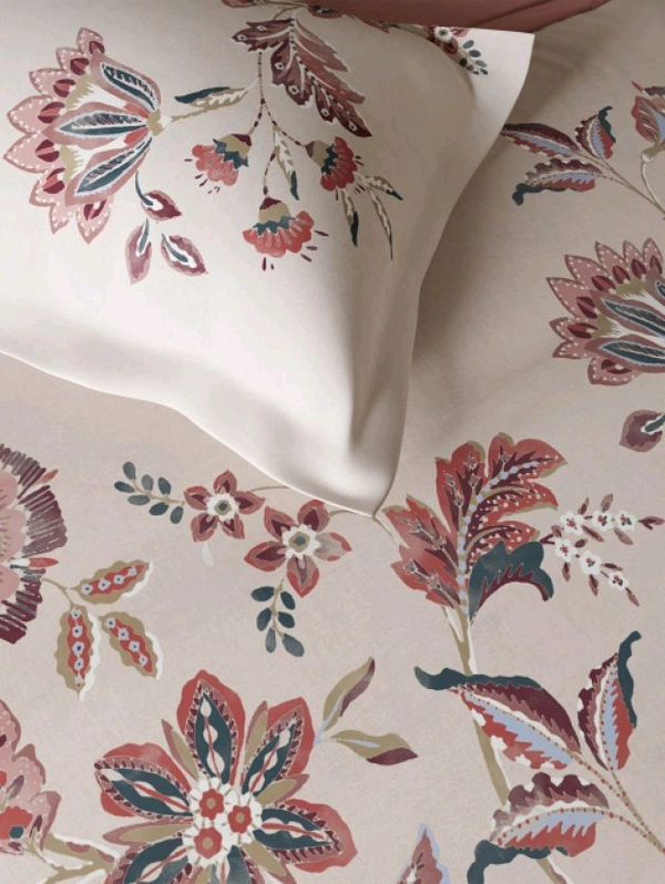 Ddecor King Size Cotton Bedsheets Earthscape Bed Sheet - 2.74 M X 2.74 M