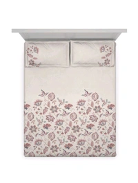 Ddecor King Size Cotton Bedsheets Earthscape Bed Sheet - 2.74 M X 2.74 M