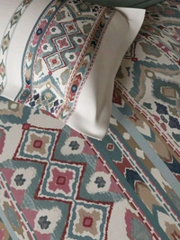 Ddecor King Size Cotton Bedsheets - 2.74 M X 2.74 M