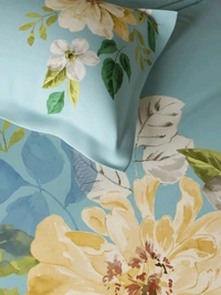 Ddecor King Size Cotton Bedsheets - 2.74 M X 2.74 M