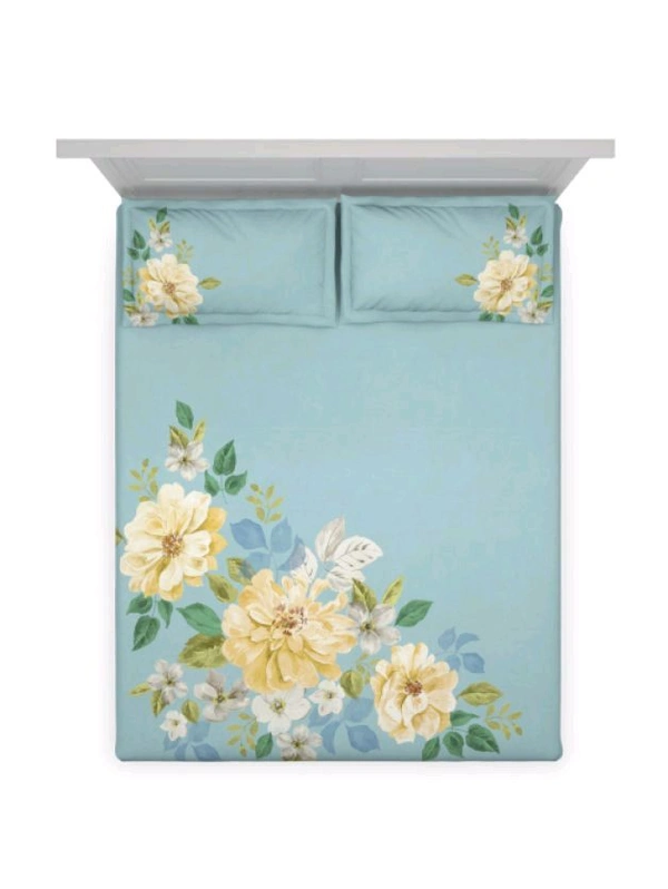 Ddecor King Size Cotton Bedsheets - 2.74 M X 2.74 M