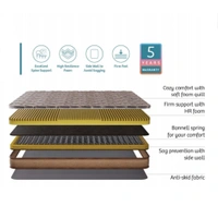 Kurlon SpringRest Bonnell Essential Mattress 6 Inch / 8 Inch Bonnel Spring Mattresses - 72 X 30, 6 Inch Thickness