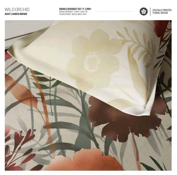 Ddecor Maxima King size Bed sheets Maxima Bedsheet - 2.74 M X 2.74 M