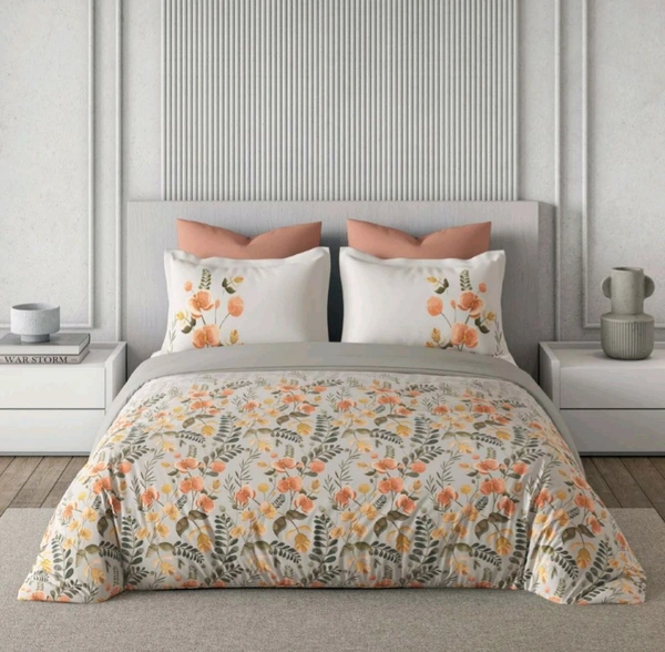 Ddecor King Size Cotton Bedsheets - 2.74 M X 2.74 M