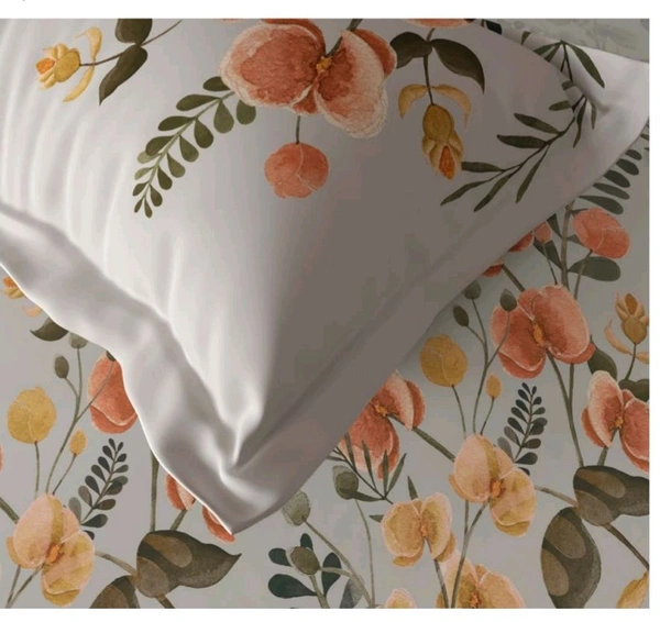 Ddecor King Size Cotton Bedsheets - 2.74 M X 2.74 M
