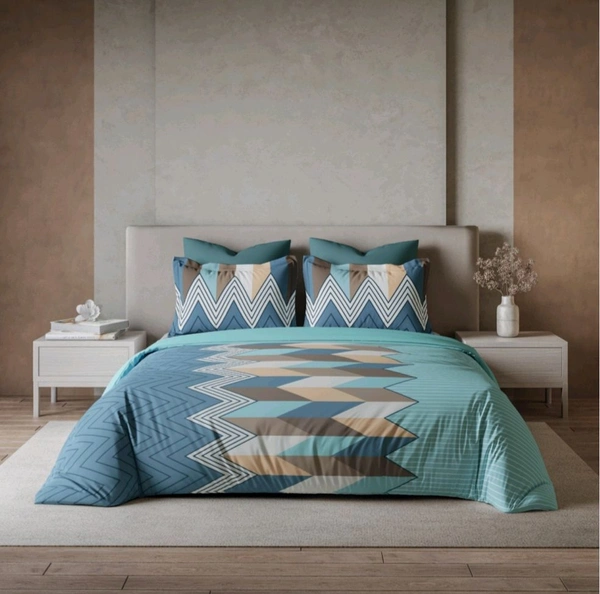 Ddecor Double Bed Cotton Bedsheets - 2.24 M X 2.74 M