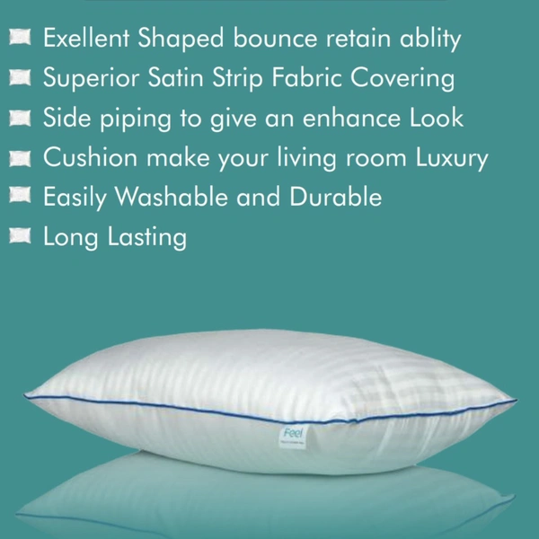 Pillows Fiber Fill Soft Pillow Shop Online - 17" X 27"