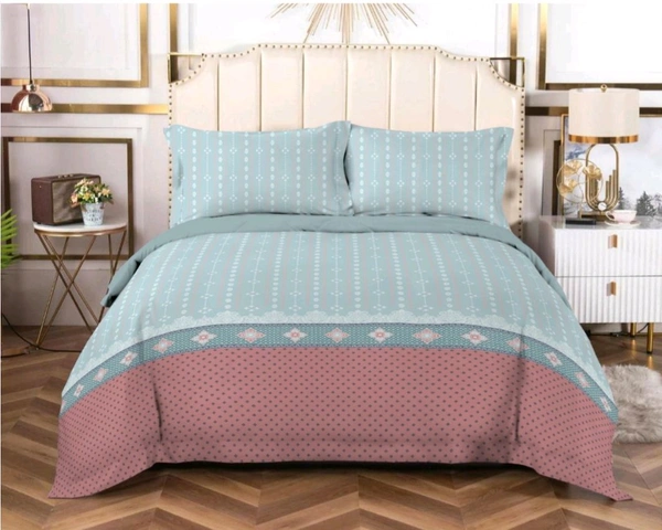 Bombay Dyeing King size Cotton Bedsheets - 2.74 M X 2.74 M