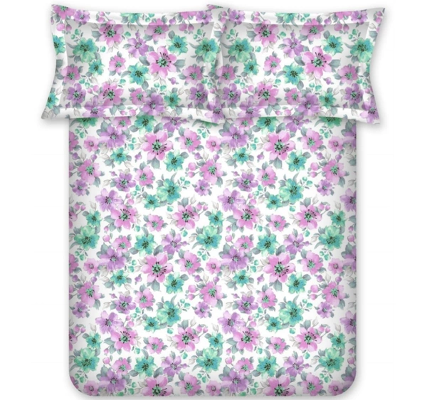 Bombay Dyeing King size Cotton Bedsheets - 2.74 M X 2.74 M