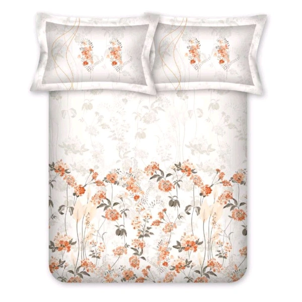 Bombay Dyeing King size Cotton Bedsheets - 2.74 M X 2.74 M, Design