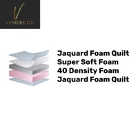 40 Density Foam Mattress 5 Inch Foam Mattress - 78 X 66, 5 Inch Thickness