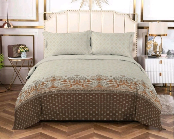 Bombay Dyeing King Size Bedsheet Cotton Bed Sheet 108 X 108 Inch Best Quality Bedsheet With 2 Pillow Covers