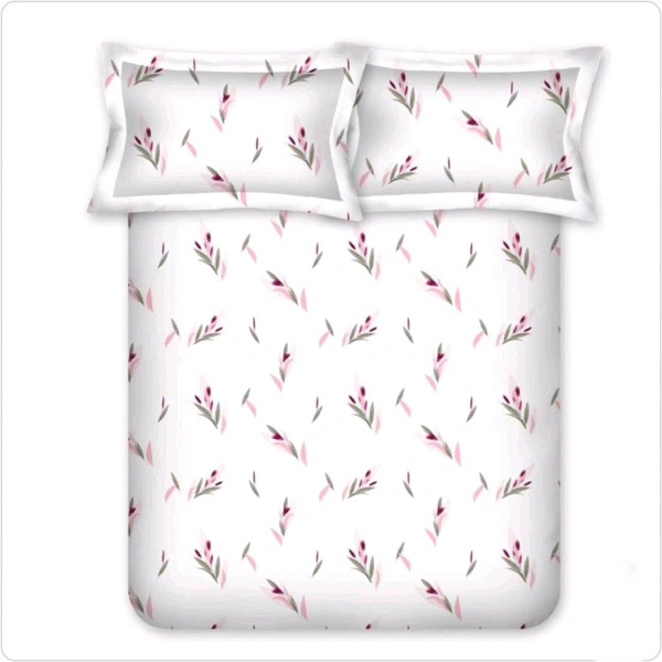 Bombay Dyeing Bedsheet King Size Cotton Floral 525 B Bedsheet 