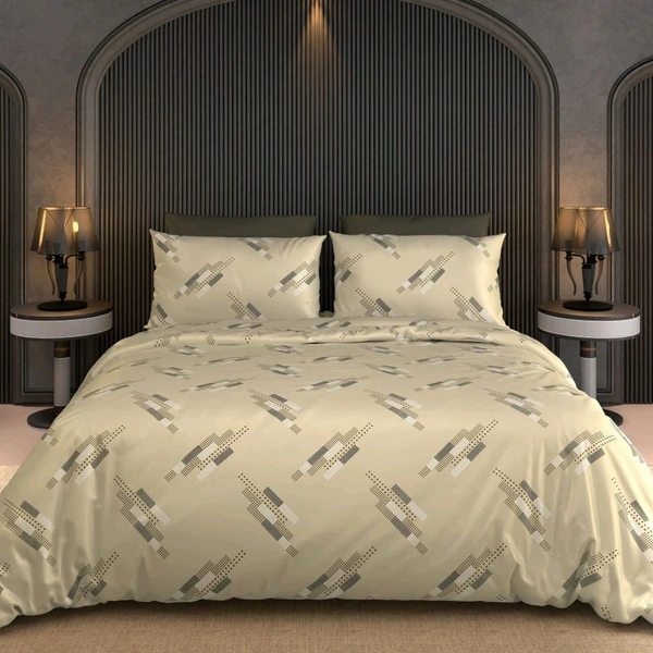 King Size Bed Sheet 108 Inch X 108 Inch With 2 Pillow Cover 