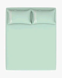 Super King Size Bedsheet 3 X 3 Meter Bed Sheet With 2 Pillow Covers Plain Heavy Tc Premium Quality Smooth Bedsheet Shop Online - 3.00 M X 3.00 M