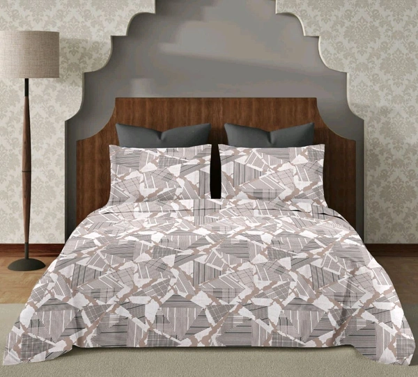 Super King Size BedSheet 120 Inch X 120 Inch With 2 Pillow Cover 