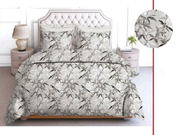 King Size Bedsheet Double Pure Cotton Bedsheet 9 Feet X 9 Feet With 2 Pillow Covers Shop online in India - 2.74 M X 2.74 M