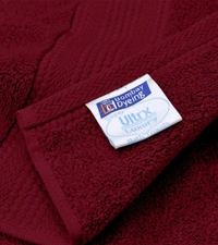 Bombay Dyeing Cotton Hand Towel Super Ultrx 650 Gsm 2 Pc Napkins Set - Maroon