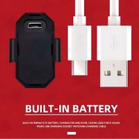 AutoGnix 7 Colors LED With 3 Flashing Mode Aircraft Strobe USB Rechargeable Light KitV Tail Light Motorbike, Car LED (12 V, 15 W) (Universal For Bike, Pack of 2) - White