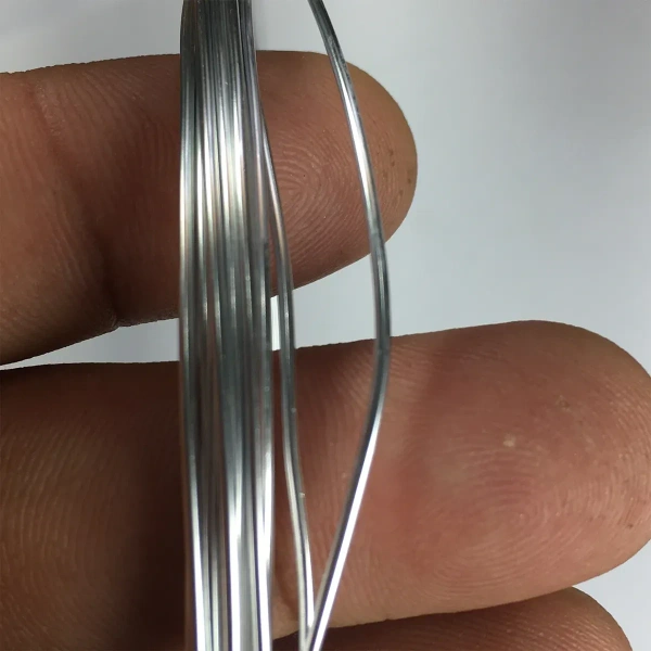 1MM Flexible Craft Wire for Jewellery Making or DIY Art & Craft (5Mtr, Silver) - Silver