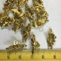 Jewellery Making Metal Charms – Findings (Gold Krishna) - 10 Pieces