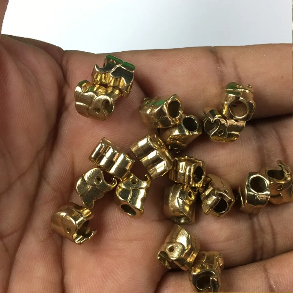 Jewelry Making Charms Baby Elephant Loose Beads - 5 Pieces