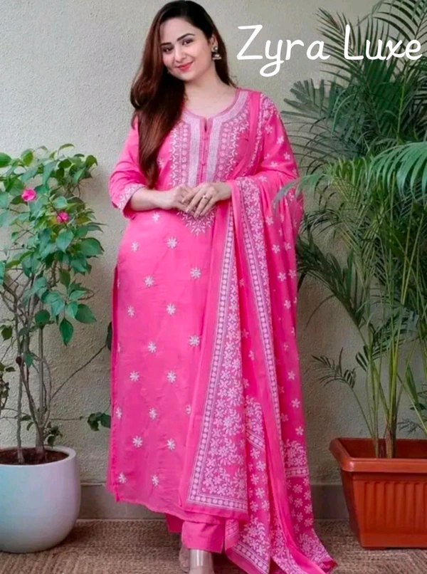 Kurti&Pant&Dupatta Set