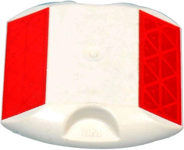 Plastic Studs White & Red