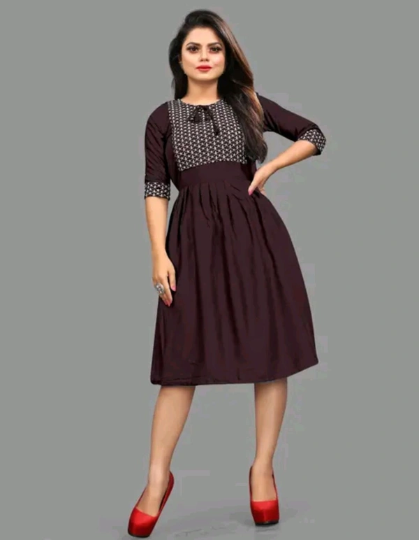 Womsn Frock Girl Cloth Cotton Froq western dress for women
Name: western dress for women
Fabric: Viscose Rayon
Sleeve Length: Three-Quarter Sleeves
Pattern: Embroidered
Net Quantity (N): 1
Sizes:
S, M, L, XL, XXL
A good quality dress for women. It will give them a classy and comfort look.This is designed as per the latest trends to keep you in sync with high fashion - M
