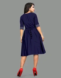 Womsn Frock Girl Cloth Cotton Froq western dress for women
Name: western dress for women
Fabric: Viscose Rayon
Sleeve Length: Three-Quarter Sleeves
Pattern: Embroidered
Net Quantity (N): 1
Sizes:
S, M, L, XL, XXL
A good quality dress for women. It will give them a classy and comfort look.This is designed as per the latest trends to keep you in sync with high fashion - S